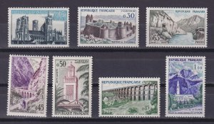 FRANCE 1960, Sc #943-949, Architecture, MH