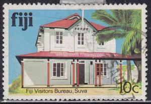 Fiji 414 USED 1979 Fiji Visitor's Bureau, Suva, Palm Trees