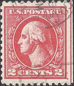 # 528B Used Gash Above N Carmine George Washington