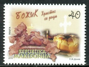 134 - MACEDONIA 2015 - Christmas - MNH Set