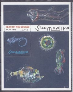 Somalia, Mi cat. 716, BL53. Year of the Oceans s/sheet. ^