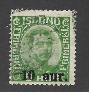 Iceland SC#139 Used Fine...Worth a Close Look!