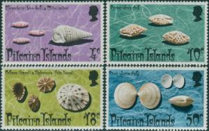 Pitcairn Islands 1974 SG147-150 Shells set MNH