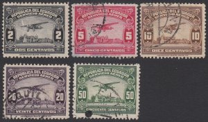 Ecuador C8-C12 Used Short Set CV $1.45