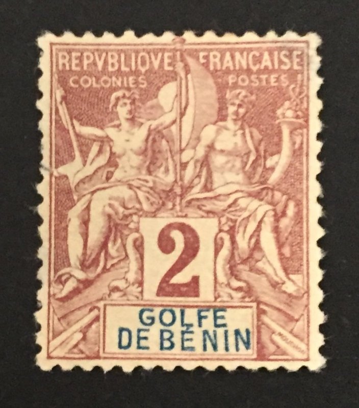 Benin 1893 #21, Unused/MH(see note), CV $6.75