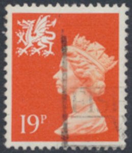 Wales   Machin 19p  SG W50    SC# WMMH36   Used  see details & scans