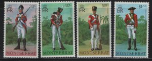 MONTSERRAT, 393-396  MNH  SET