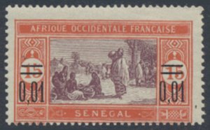 Senegal   SC# 127  MNH   surcharged    see details/scans 