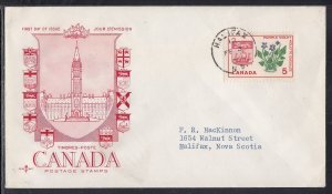 Canada Scott 421 FDC - New Brunswick #2