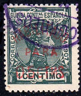 Spanish Guinea Scott 74 Used.