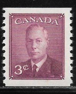 Canada 299: 3c George VI, MH, F-VF
