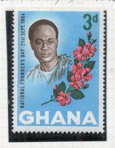 Ghana 1964 Early Issue Fine Mint Hinged 3d. NW-167962