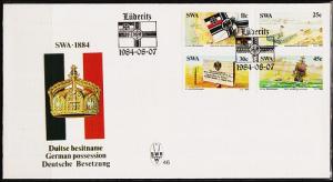 South West Africa. 1984 FDC. German Colonization. Fine Used