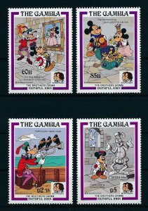 [22350] Gambia 1985 Disney 200th Birthday Brothers Grimm MNH