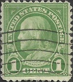 # 632 Used Green Ben Franklin