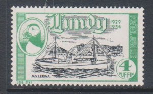 Great Britain,  4p Lundy Island Local, 96 MH