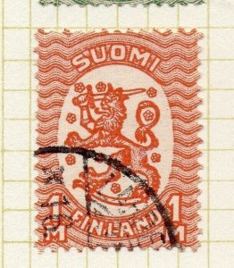 Finland 1925-29 Early Issue Fine Used 1M. 307150