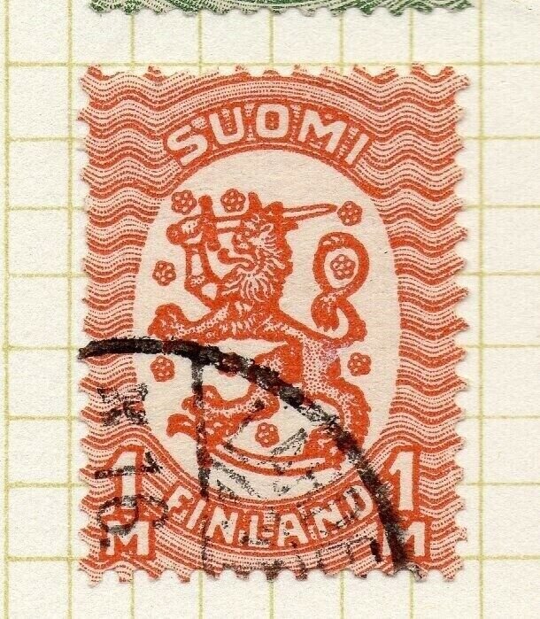 Finland 1925-29 Early Issue Fine Used 1M. 307150
