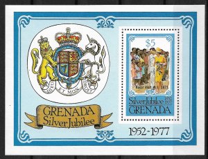 1977 Grenada 793 Queen Elizabeth Silver Jubilee MNH S/S