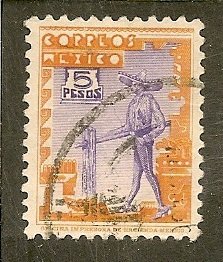 Mexico   Scott 720   Charro     Used