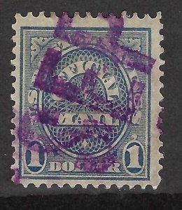 O123, $1.00 VALUE, VERY FINE