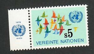 United Nations-Vienna;  Scott 4; 1979; Unused; NH