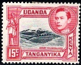 Mt. Kilimanjaro, Kenya, Uganda & Tanzania SC#72 Mint