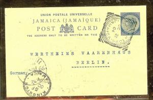 CAYMAN ISLANDS  (P2104B)  1952 KGVI 9D WEST BAY TO USA A/M