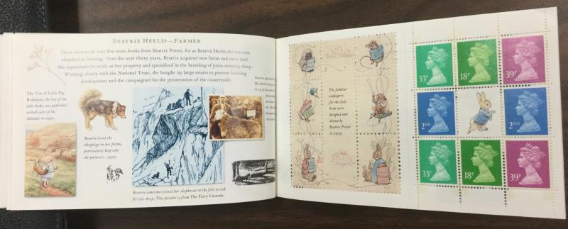 (BJ Stamps) GREAT BRITAIN, BK158. 1993 complete booklet. VF, MNH. CV $30.00.