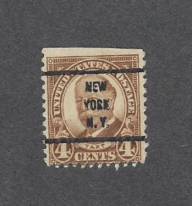 685 - 4¢ William H. Taft precancel NYC