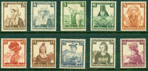 GERMANY B69-78 MNH (RL) 3036 CV $135.00 BIN $75.00