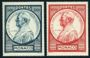 Monaco 196-197,MNH.Michel 313-314. Prince Louis II,1946