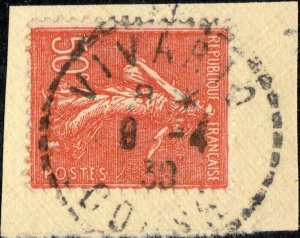 FRANCE - 1930 CàD Beau de Distribution VIVARIO / CORSE sur Yv.199 /fragment TB