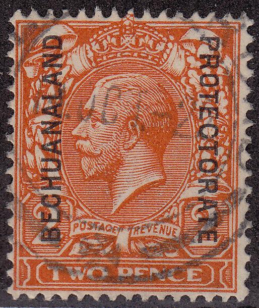 BECHUANALAND PROTECTORATE Used Scott # 86 King George V (1 Stamp) -3