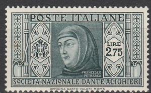 Italy #277 Unused CV $24.00 (A5243)