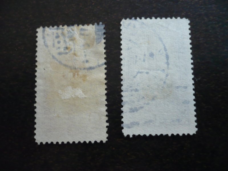 Stamps - Turkey - Scott# 254, 255 - Used Partial Set of 2 Stamps