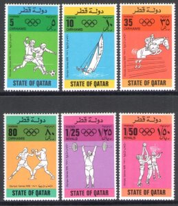 1976 QATAR, SG n. 598/03 - Montreal Olympics - MNH**