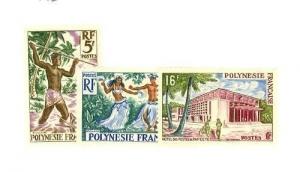 French Polynesia Scott 193-195     [ID#423932]
