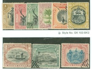 North Borneo #79/88 Used