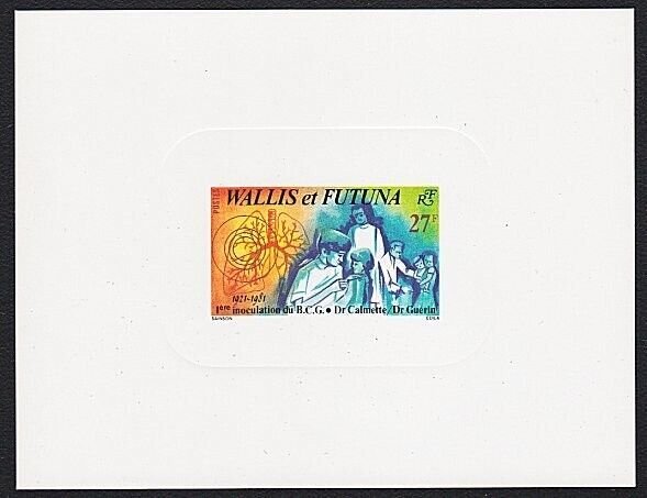 WALLIS AND FUTUNA 1981 BCG Inoculation large die proof.....................A7942