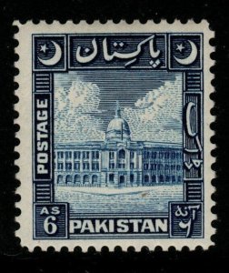 PAKISTAN SG48 1949 6a BLUE MTD MINT