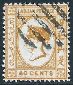 Labuan, Sc #39, 40c Used