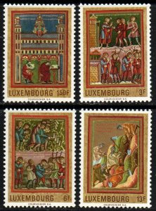 Luxembourg Sc #495-498 MNH