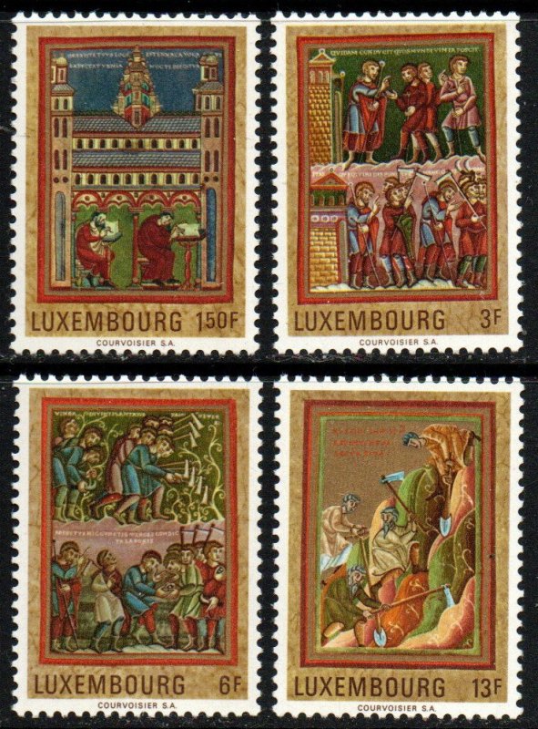 Luxembourg Sc #495-498 MNH