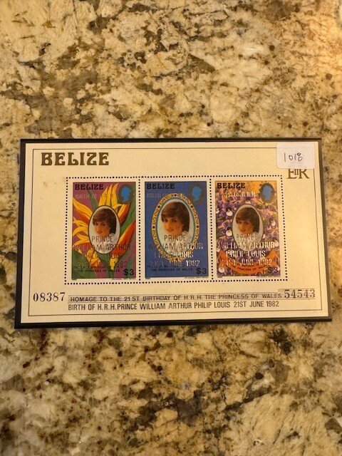 Stamps Belize NH SC#634 S/S (1982) VF SCV $12.00