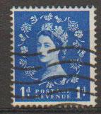 Great Britain SG 562 Used 2 graphite lines on reverse