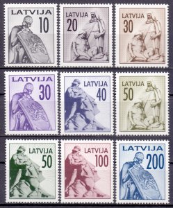 Latvia. 1992. 326-34. monument. MNH.