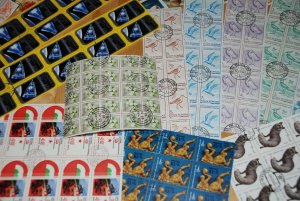 Large DEALER STAMPS LOT - Space Shell Tree Animals,..  D2 q88