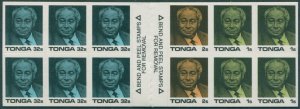 Tonga 1987 SG972c King Taufa'ahau booklet MNH