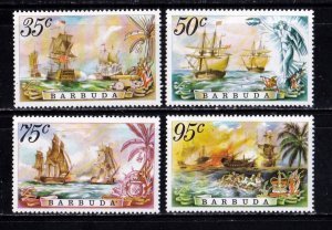 Barbuda         209 - 212         MNH         complete set          CV $4.50